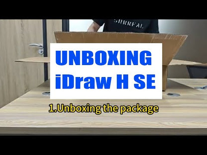 iDraw H SE A3/A2 드로잉 로봇, 아티스트·제너레이티브 아트 및 필기 자동화용 – 견고한 iDraw H 하드웨어와 유연한 Axidraw 소프트웨어 결합